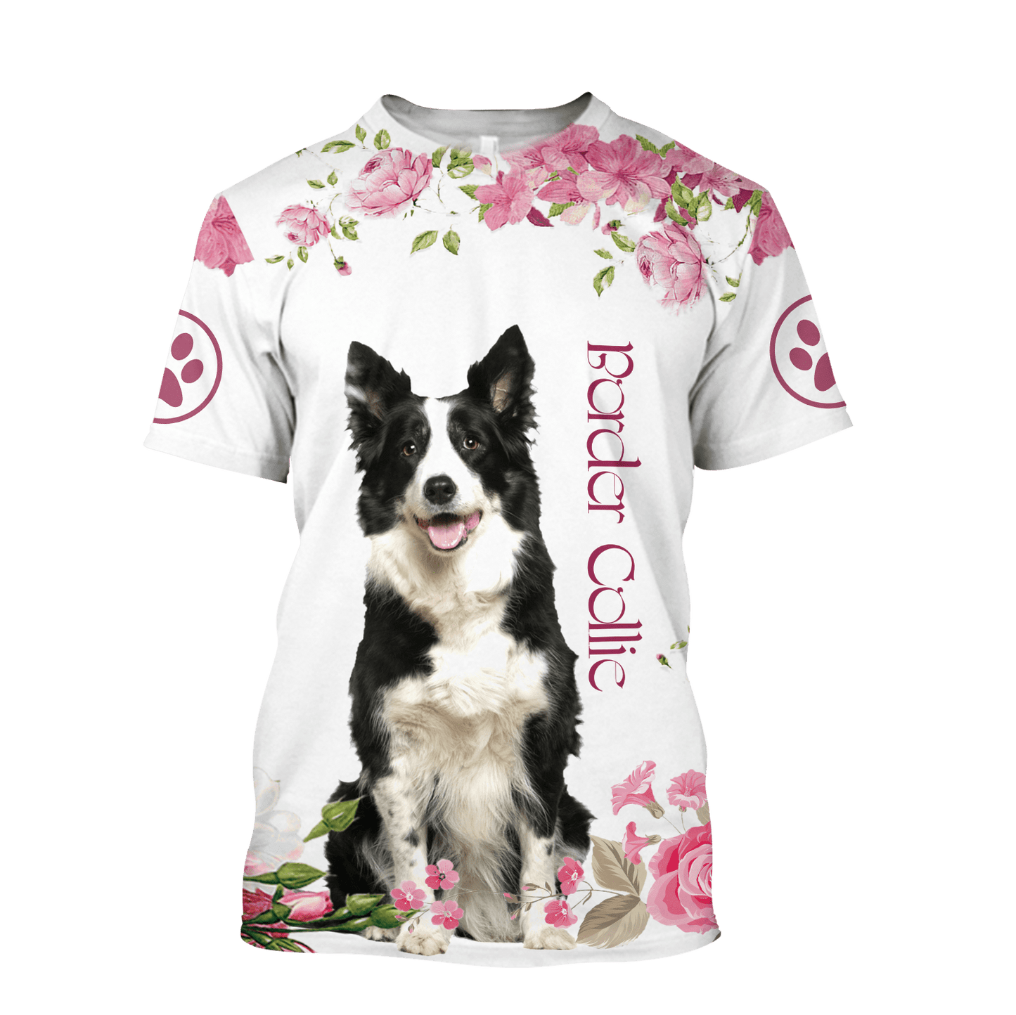 Border collie 3D All Over Printed Unisex PL