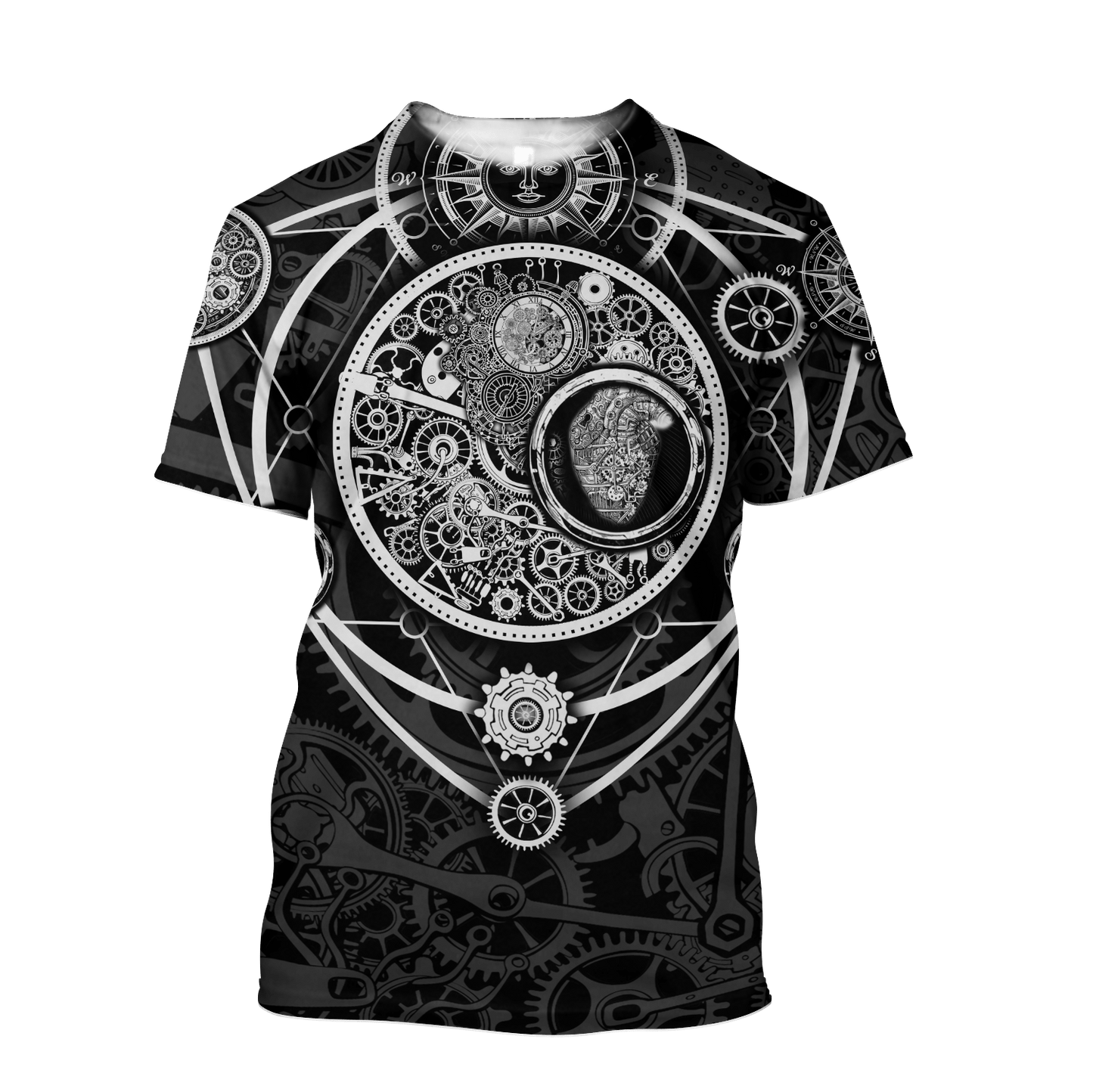 Steampunk Heart of Mechanic 3D Over Printed Hoodie for Men and Women-ML