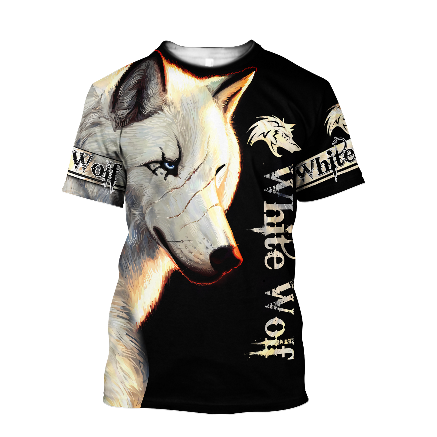 White Wolf 3D All Over Printed Hoodie For Men and Women MH0110202