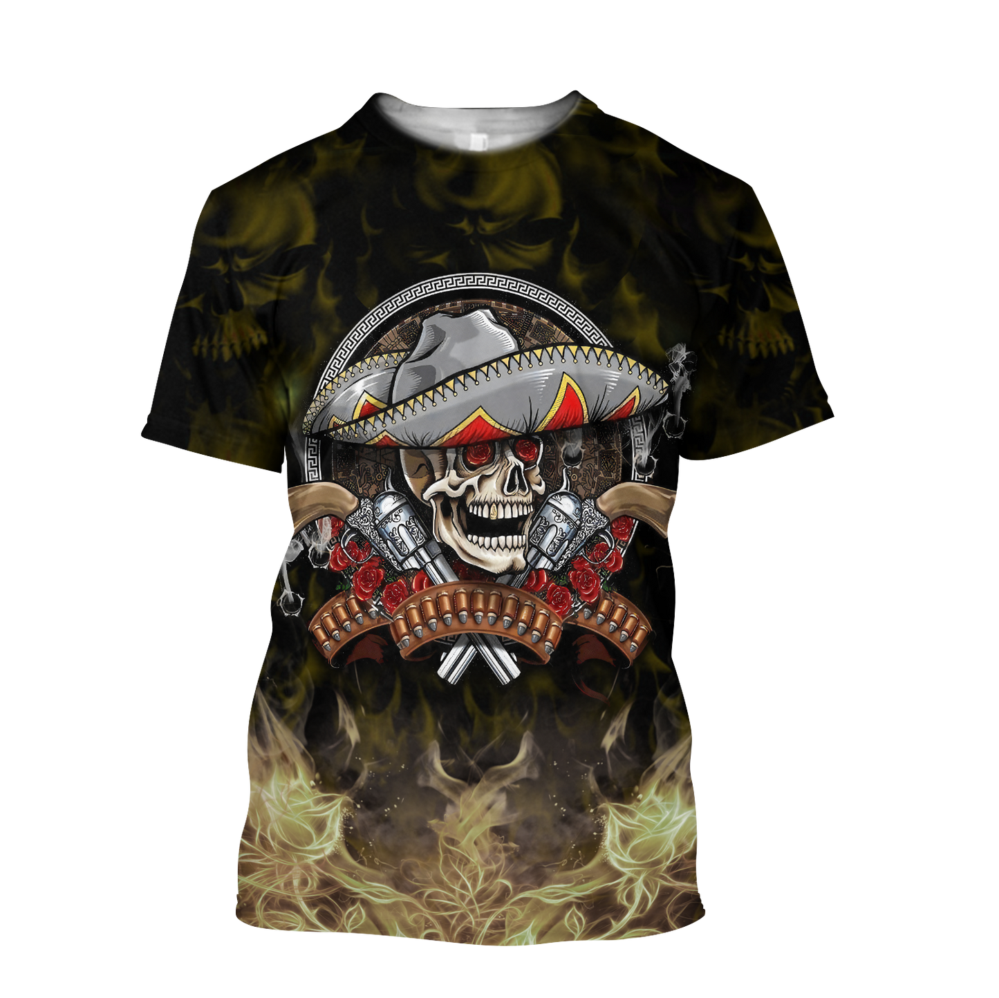 All Over Printe Beautiful Mexico Day Of The Dead Hoodie