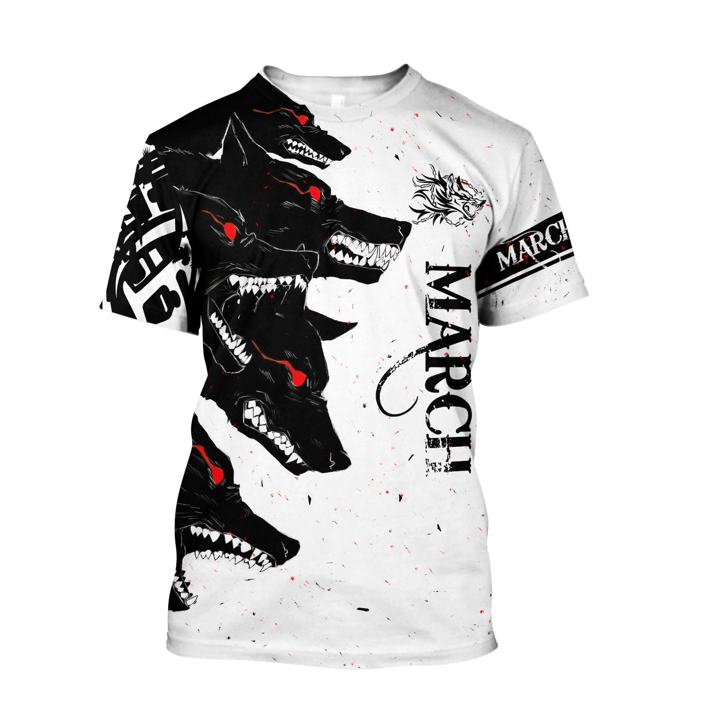 The Dark Wolf March 3D All Over Printed Unisex Deluxe Hoodie ML