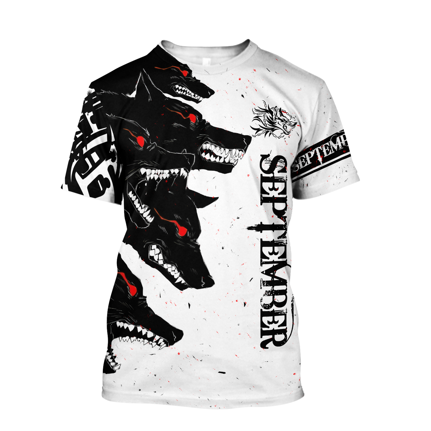 The Dark Wolf September 3D All Over Printed Unisex Deluxe Hoodie ML