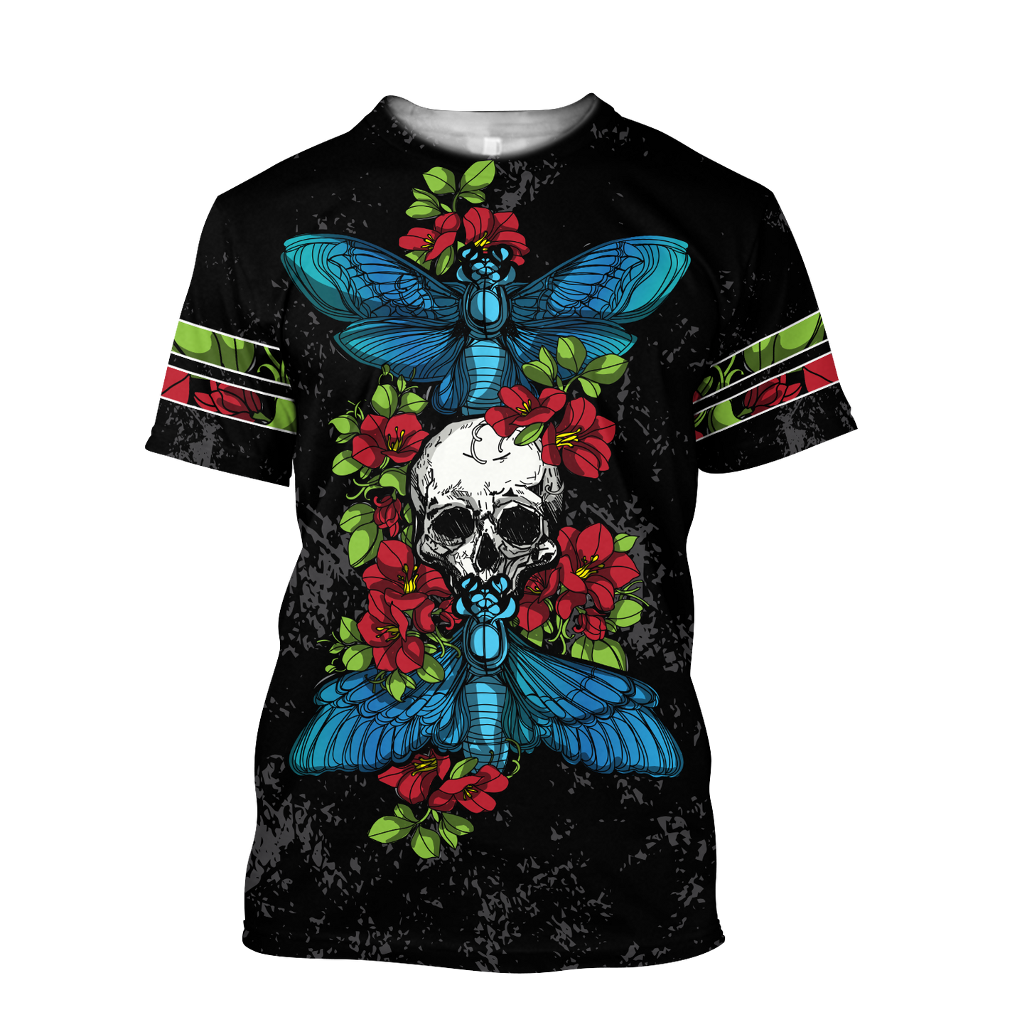 Butterfly Love Skull 3D all over printed for man and women QB05192001 - Amaze Style™-Apparel
