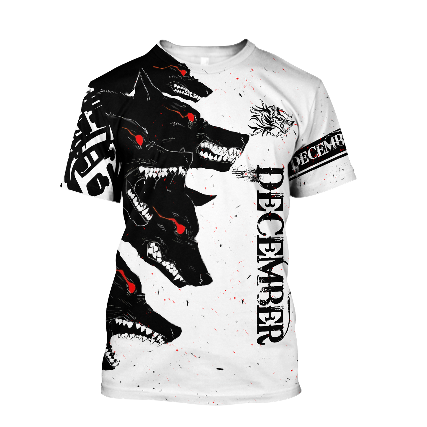 The Dark Wolf December 3D All Over Printed Unisex Deluxe Hoodie ML