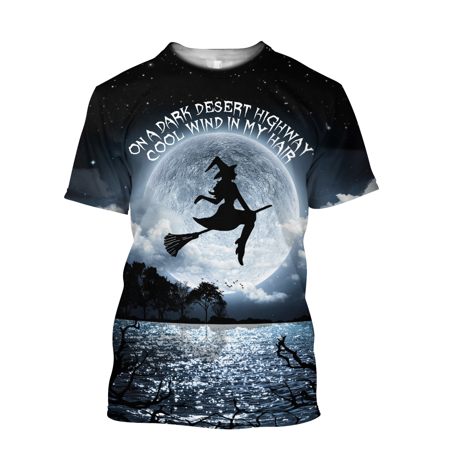 On A Dark Desert Highway Halloween 3D All Over Printed Shirts For Men and Women