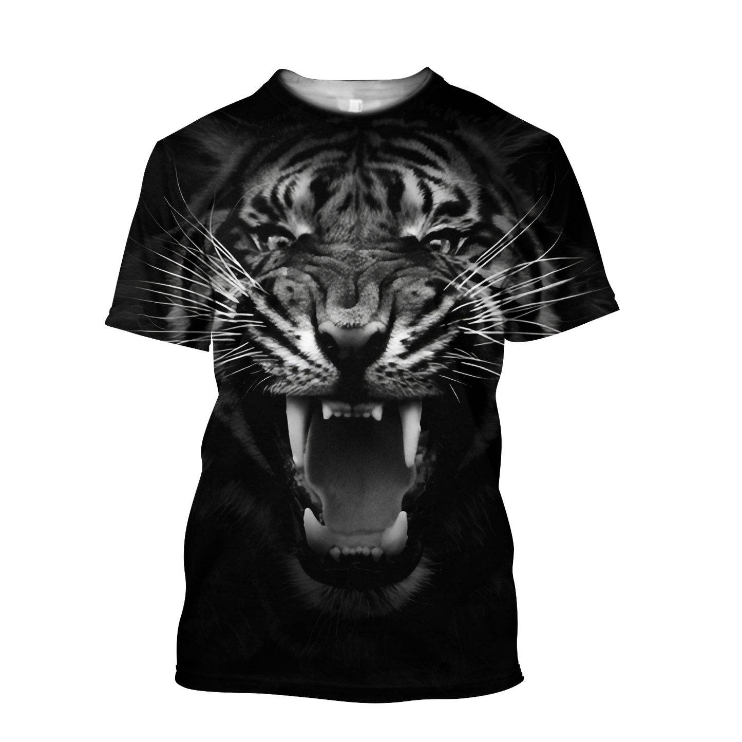 Tiger Back And White 3D All Over Printed Shirts For Men and Women DQB08202004
