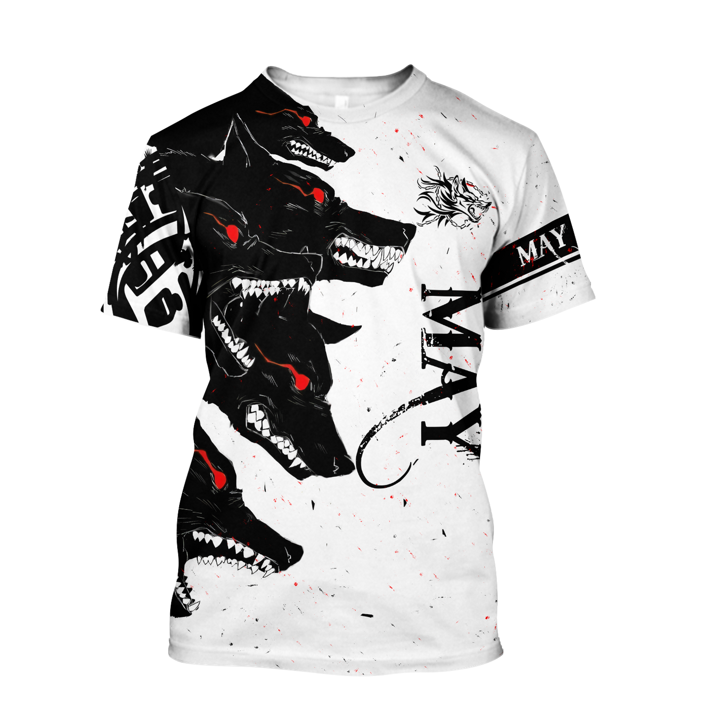 The Dark Wolf May 3D All Over Printed Unisex Deluxe Hoodie ML