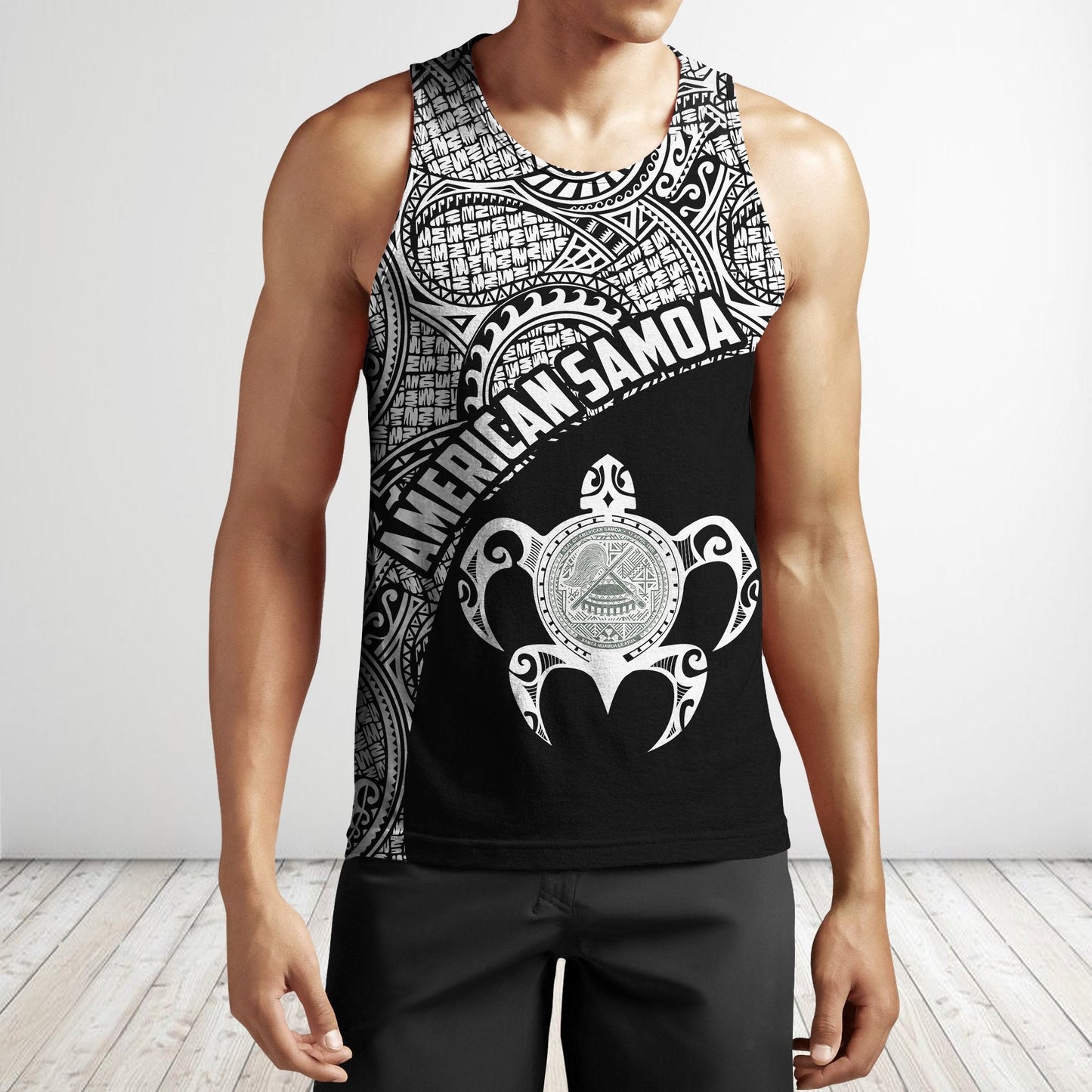 American Samoa Hoodie - White PL - Amaze Style™-Apparel