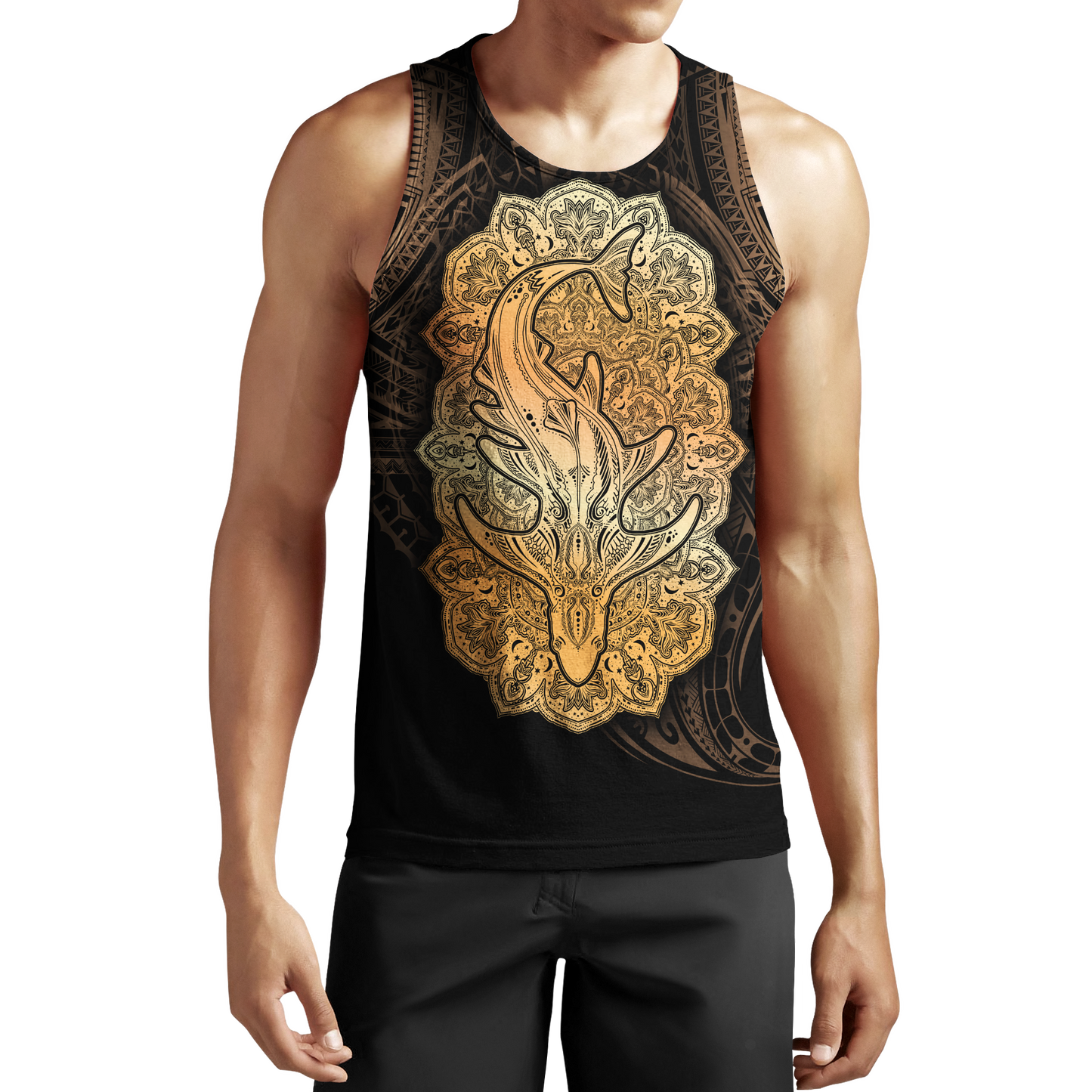 Wild Shark Polynesian 3d all over printed shirt and short for man and women JJ190202 PL - Amaze Style™-Apparel