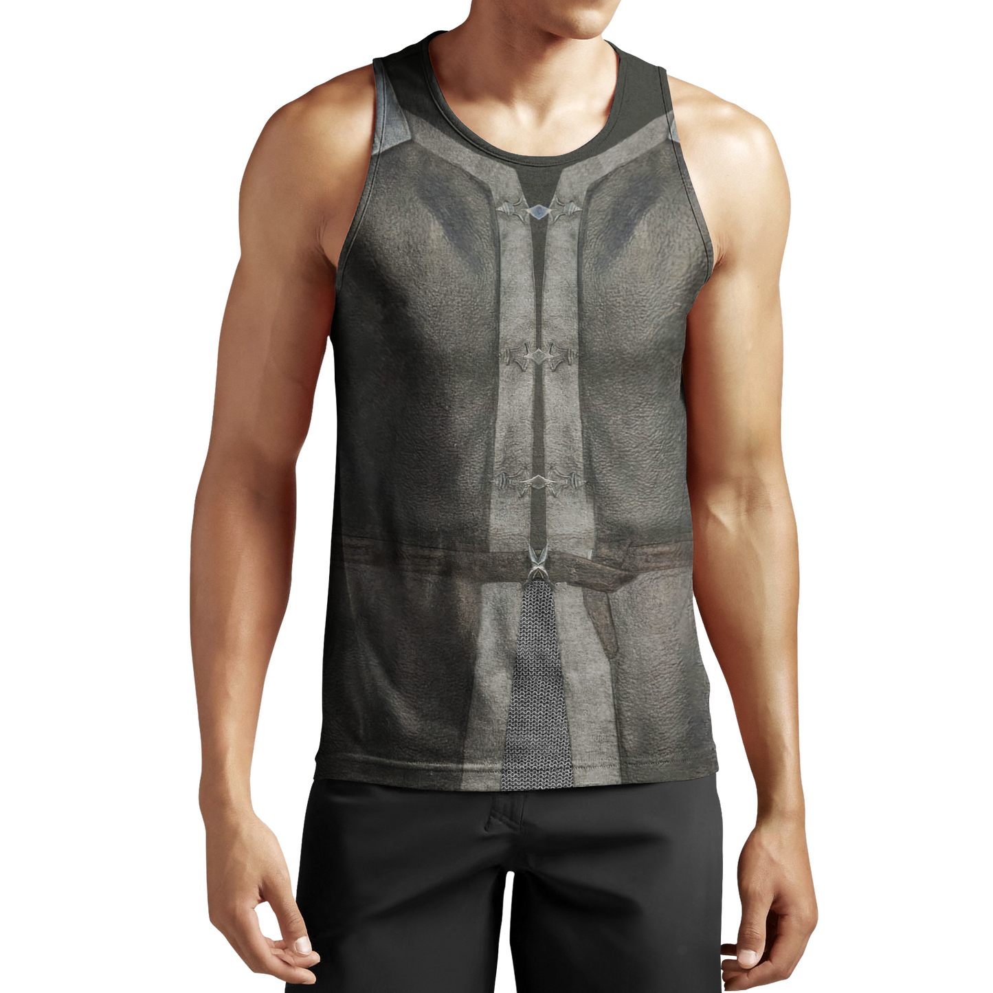 3D ALL OVER PRINTED CHAINMAIL KNIGHT MEDIEVAL ARMOR TOPS MP912 - Amaze Style™-Apparel