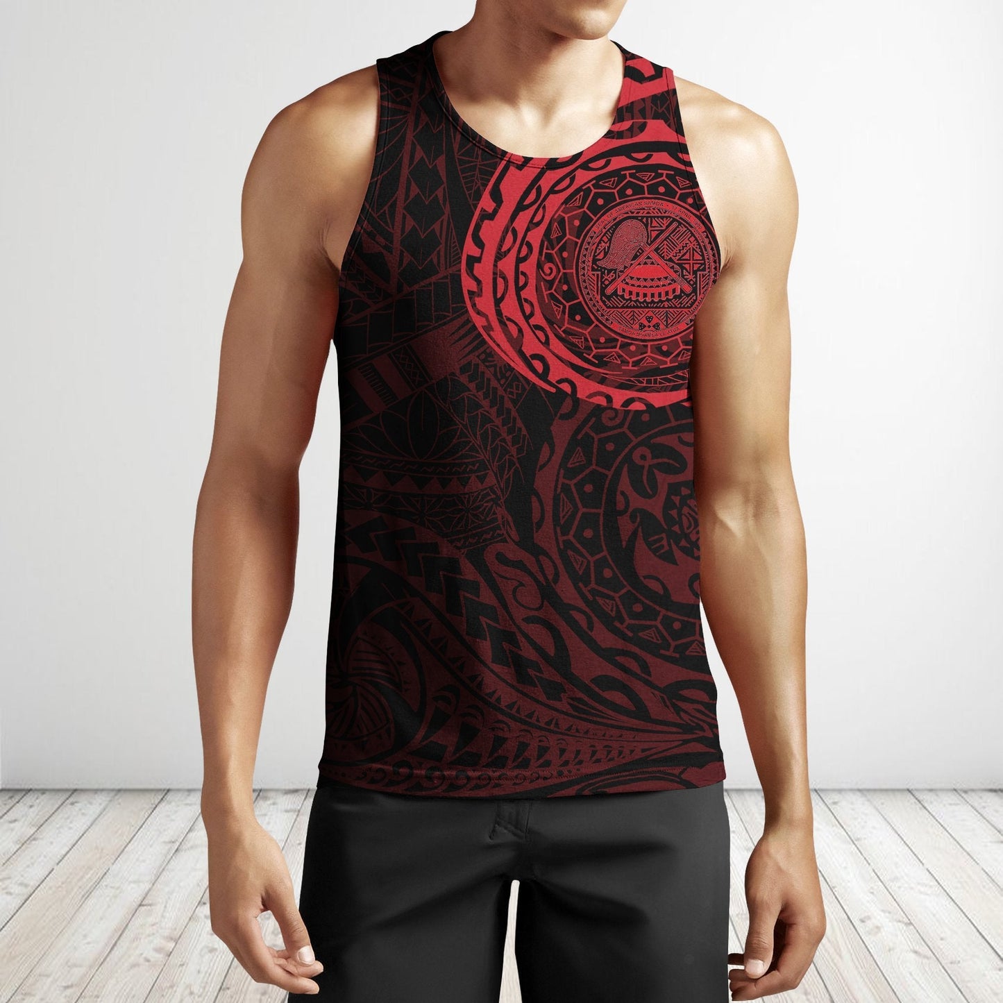 American Samoa In My Heart Polynesian Hoodie Red PL - Amaze Style™-Apparel