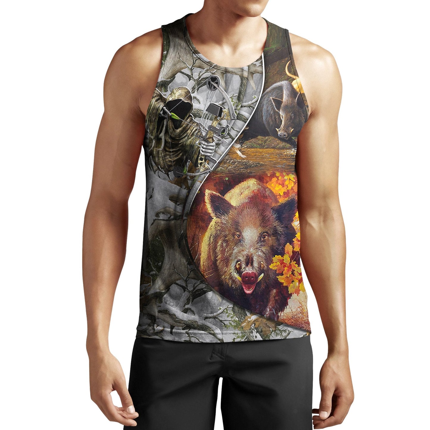 Boar hunting camo 3D all over printed shirts for men and women JJ271202 PL - Amaze Style™-Apparel