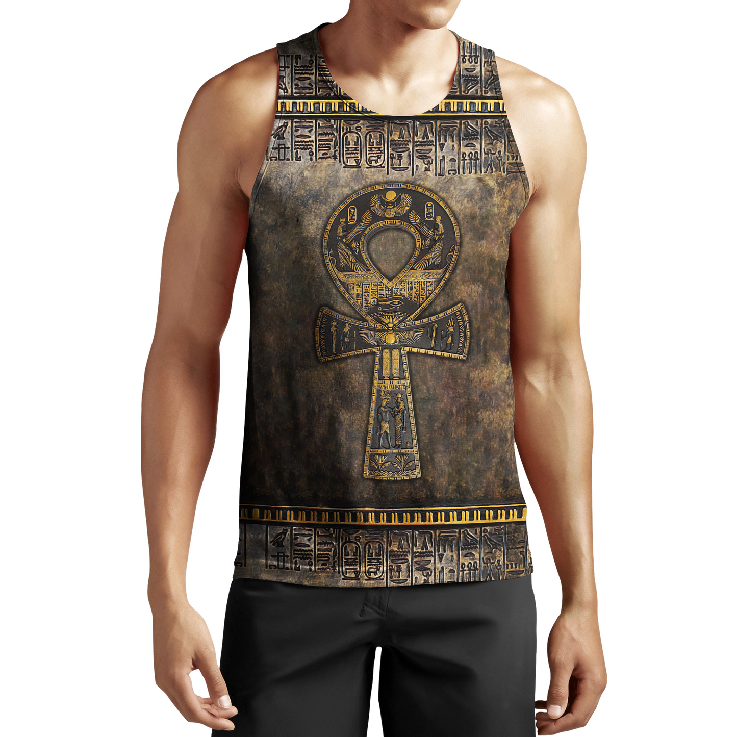 3D All Over Printed Ankh Egypt Hoodie Clothes MP120201 - Amaze Style™-Apparel