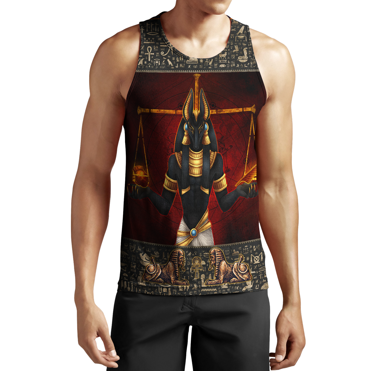 Anubis Ancient Egyptian 3D All Over Printed Shirts For Men And Women JJ26062004