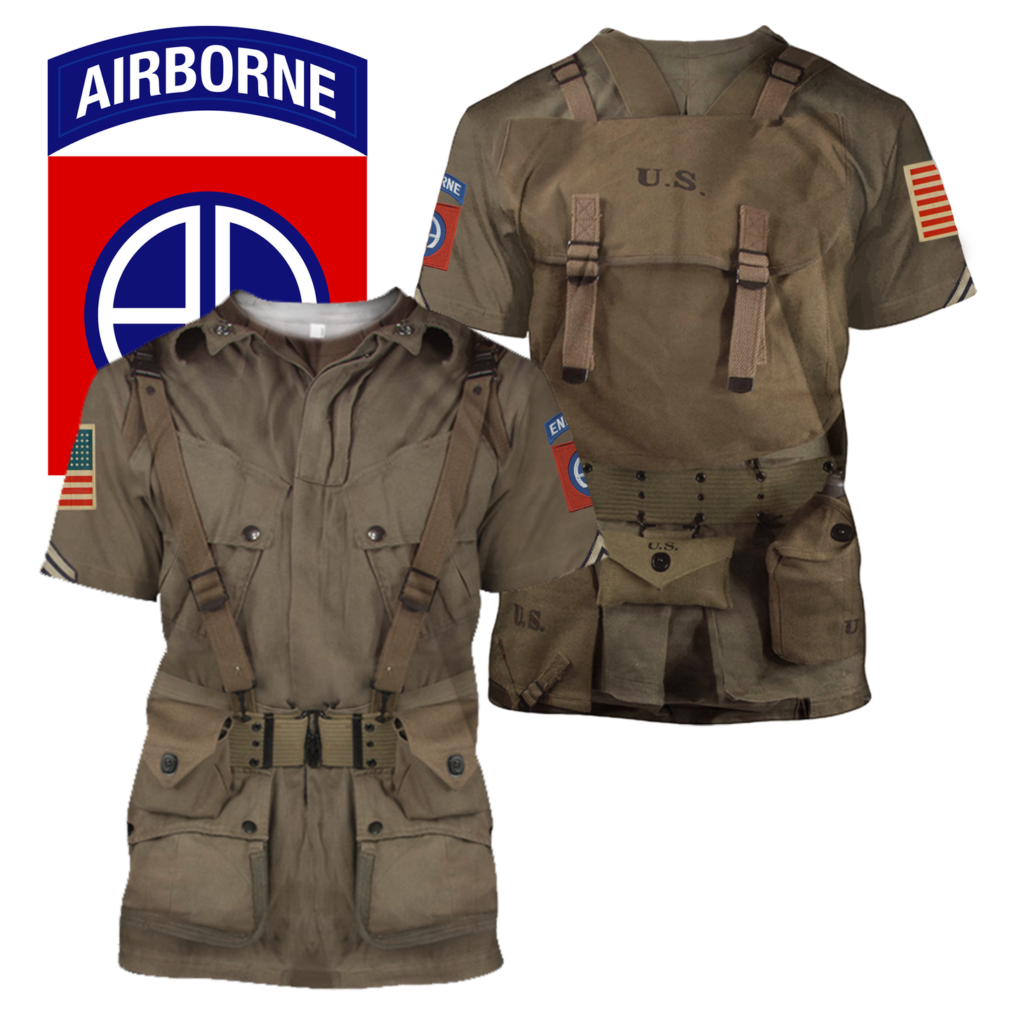 3D All Over Printed 82nd Airborne Division WW2 - Amaze Style™-Apparel