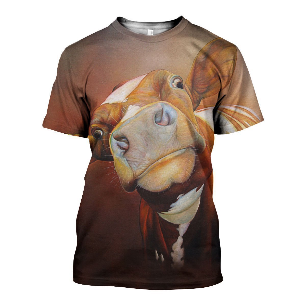 3D All Over Printed Face Cow Shirts - Amaze Style™-Apparel
