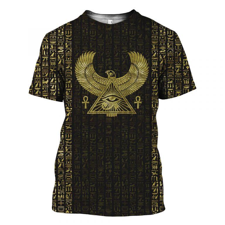 3D Printed Egyptian Eye of Horus and Hieroglyphs Clothes TA011 - Amaze Style™-Apparel