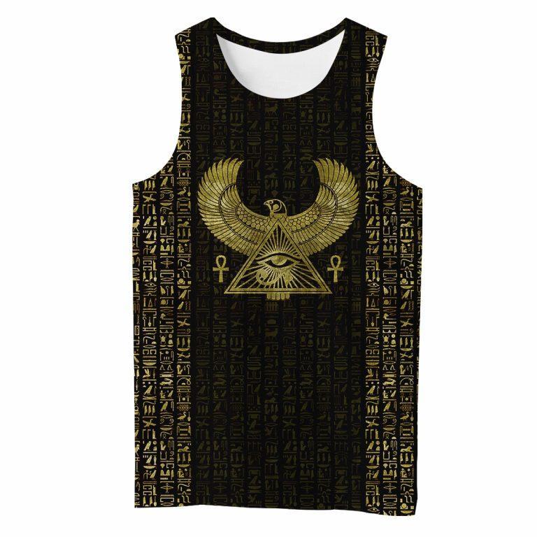 3D Printed Egyptian Eye of Horus and Hieroglyphs Clothes TA011 - Amaze Style™-Apparel