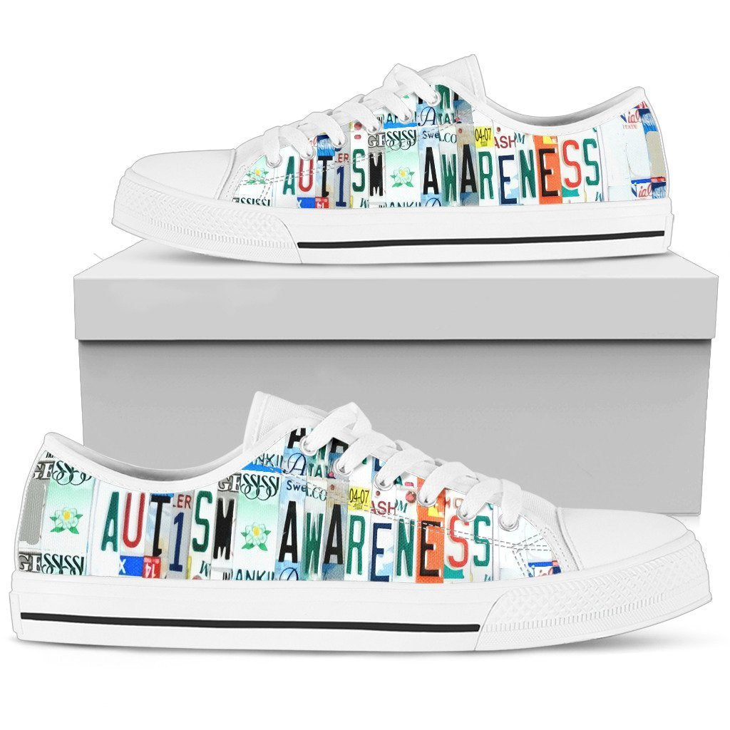 Autism Awareness Women's Low Top Shoes TA031307 - Amaze Style™-