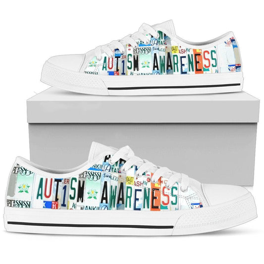 Autism Awareness Women's Low Top Shoes TA031307 - Amaze Style™-