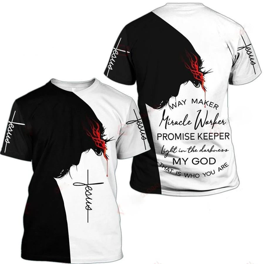 3D All Over Printed Shirts For Men and Women My God-Jesus  TA040208 - Amaze Style™-Apparel