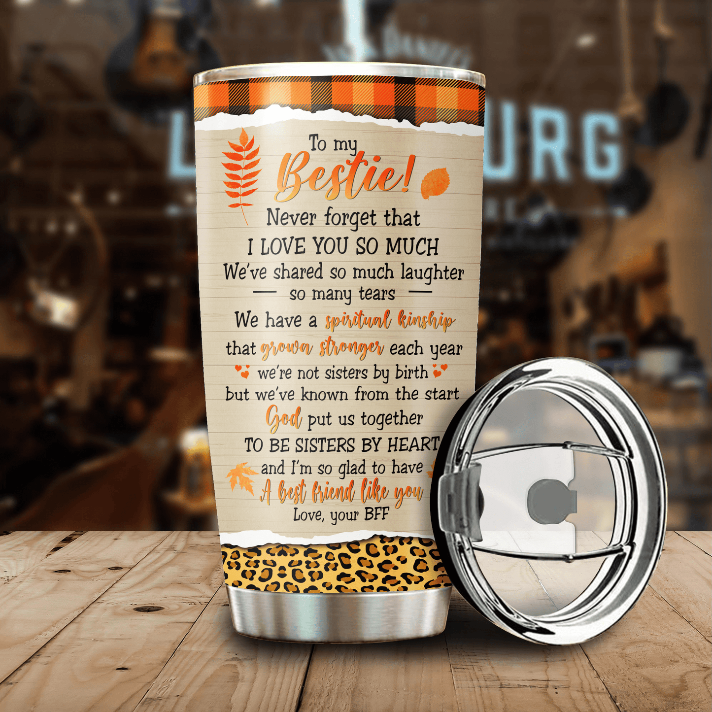 Bestie Forever You Are Irreplaceable Customized Stainless Steel Tumbler, Best Gifts For Friends