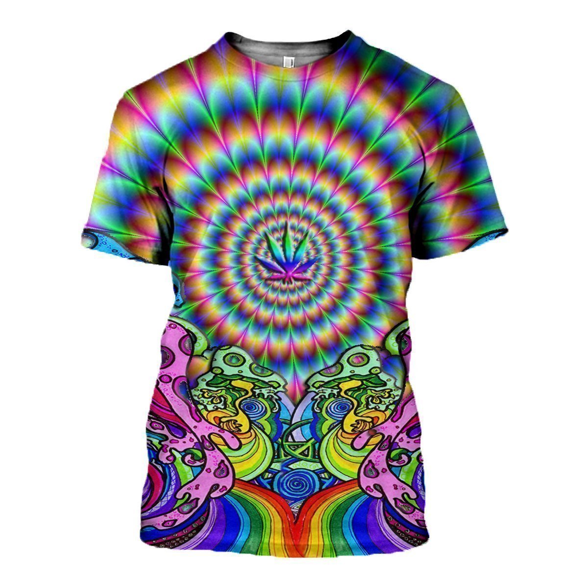 3D All Over Printed Mushroom Shirts and Shorts-Apparel-6teenth World-T-Shirt-S-Vibe Cosy™