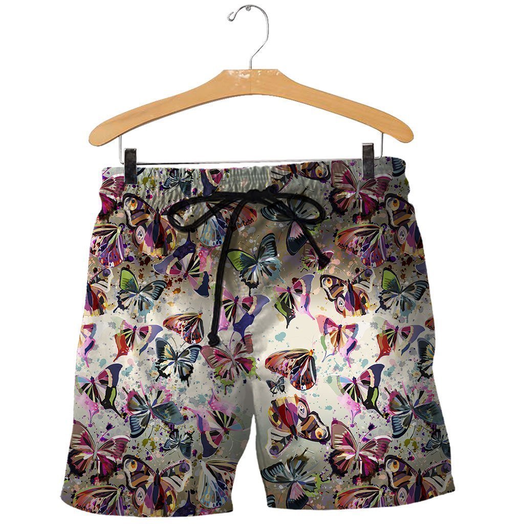 3D All Over Printed Packed Butterflies Shirts and Shorts-Apparel-6teenth World-SHORTS-S-Vibe Cosy™