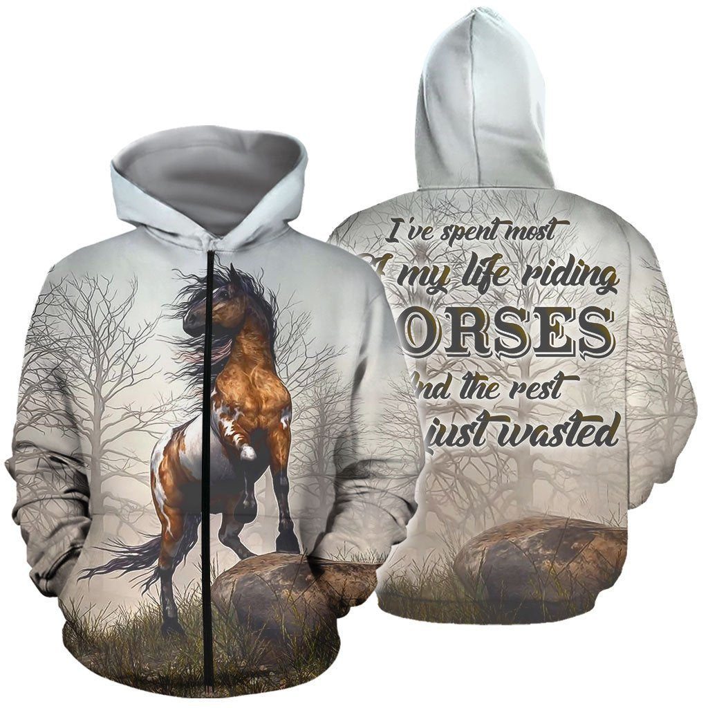 3D All Over Printed Riding Horse Shirts - Amaze Style™-Apparel