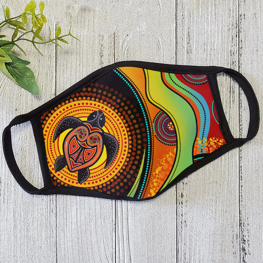 Aboriginal Australia Indigenous Face Mask HC