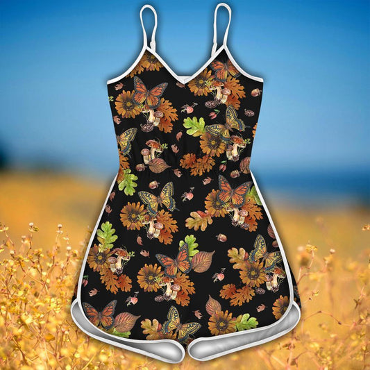 Beautiful Autumn Butterfly Rompers For Women TR1109203-LAM