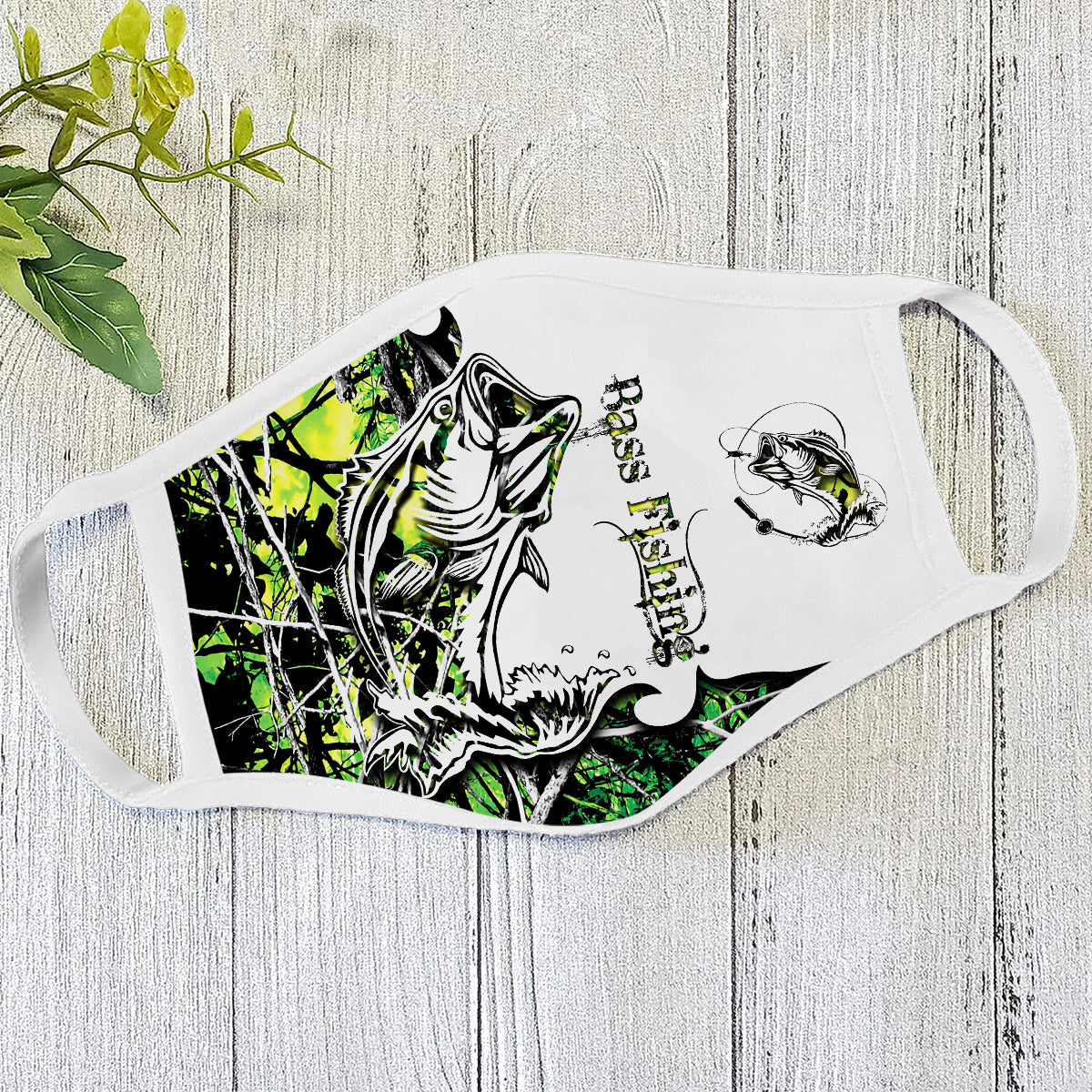 Bass Fishing Face Mask HC