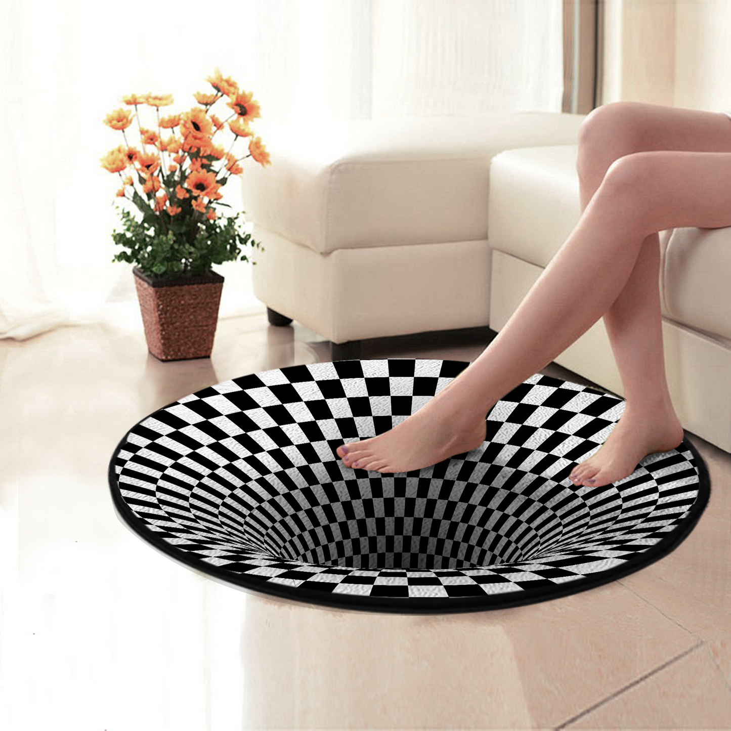 3D Magic Circle Rug