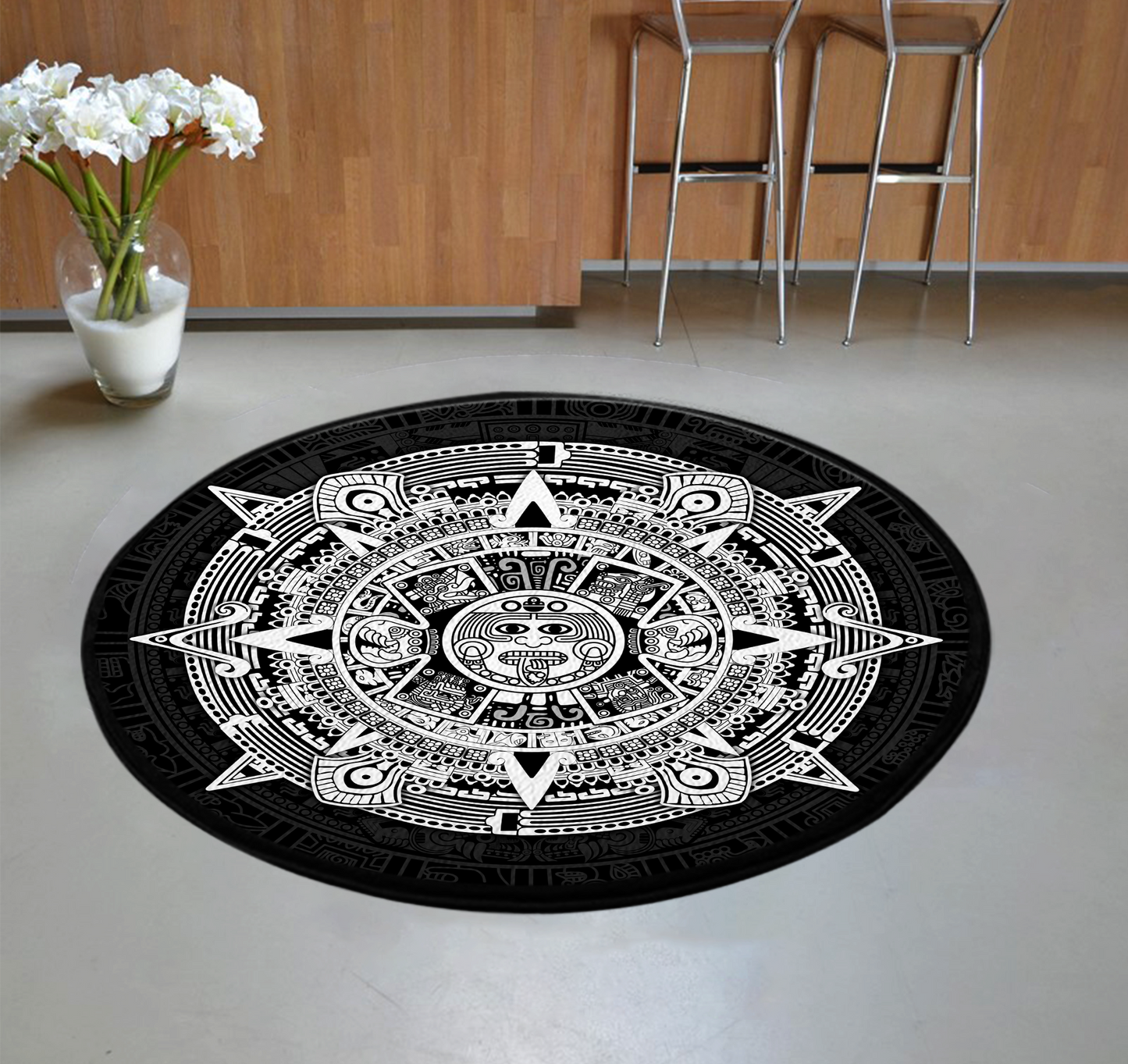 Aztec Circle Rug