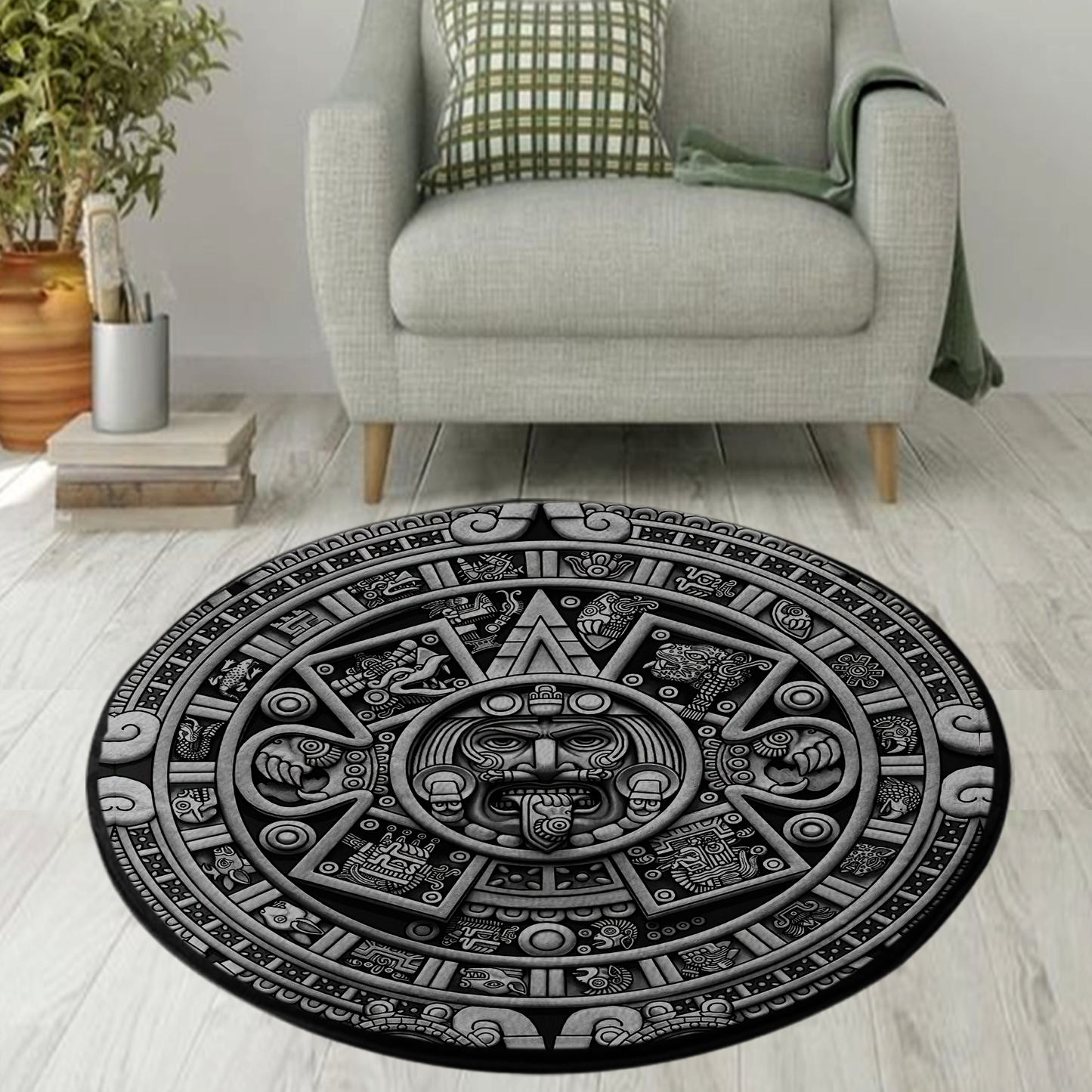 Aztec Circle Rug