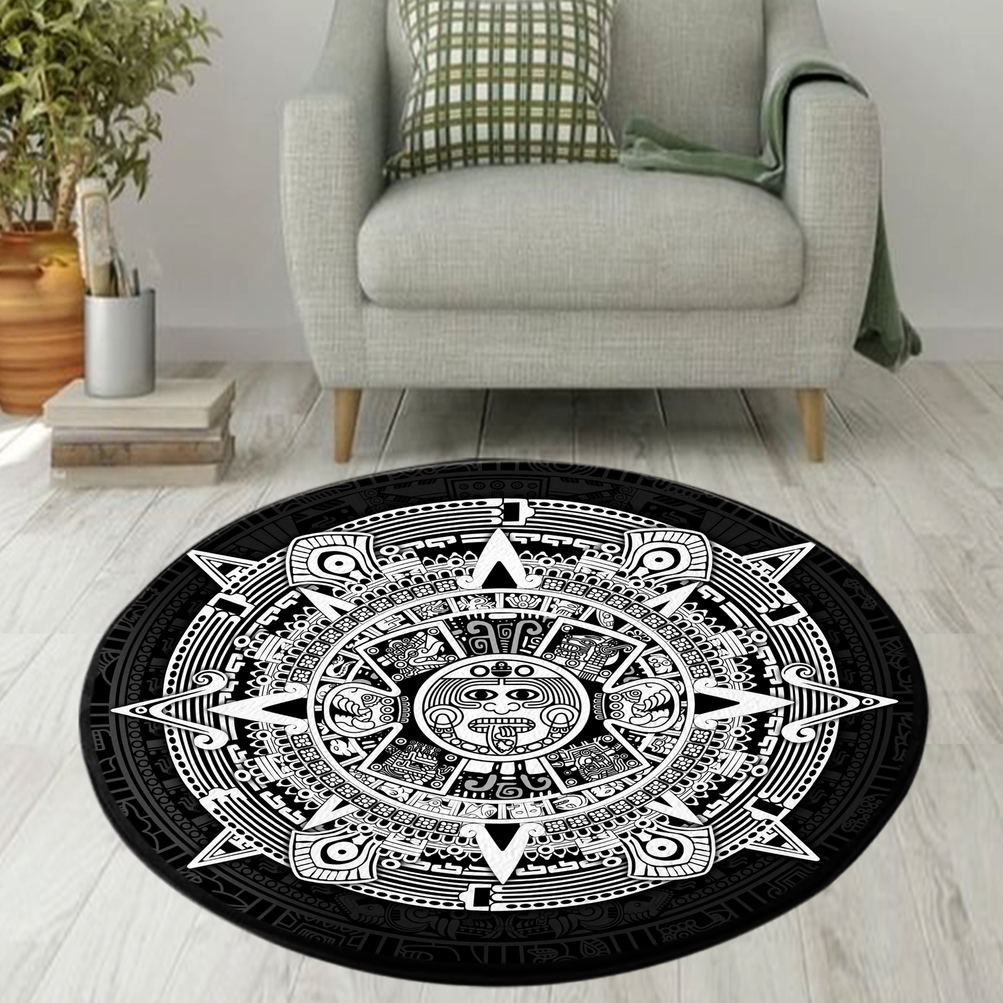Aztec Circle Rug