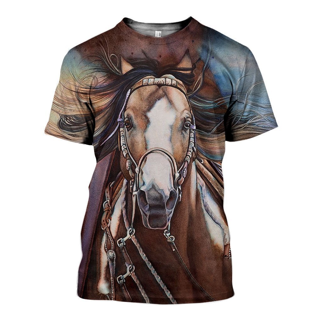 3D All Over Printed Horse Racing Shirts and Shorts - Amaze Style™-Horse