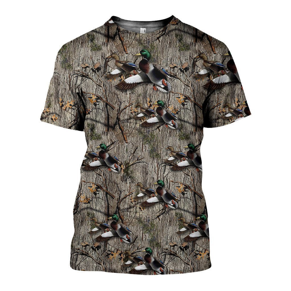 3D All Over Printed Hunting Duck Shirts - Amaze Style™-Apparel