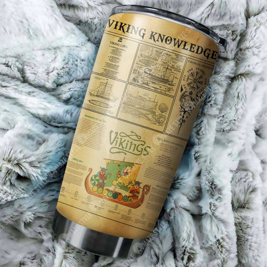 Vikings Knowledge Tumbler - Amaze Style™-