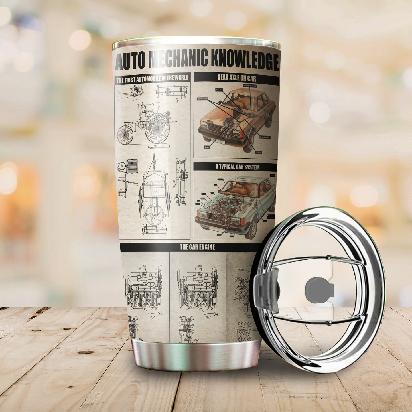 Auto Mechanic Knowledge Tumbler TN