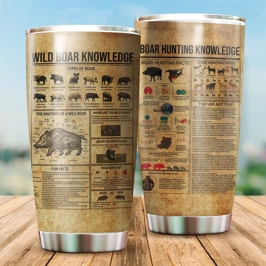 Wild Boar Hunting Knowledge Tumbler Premium MH0409203-MEI