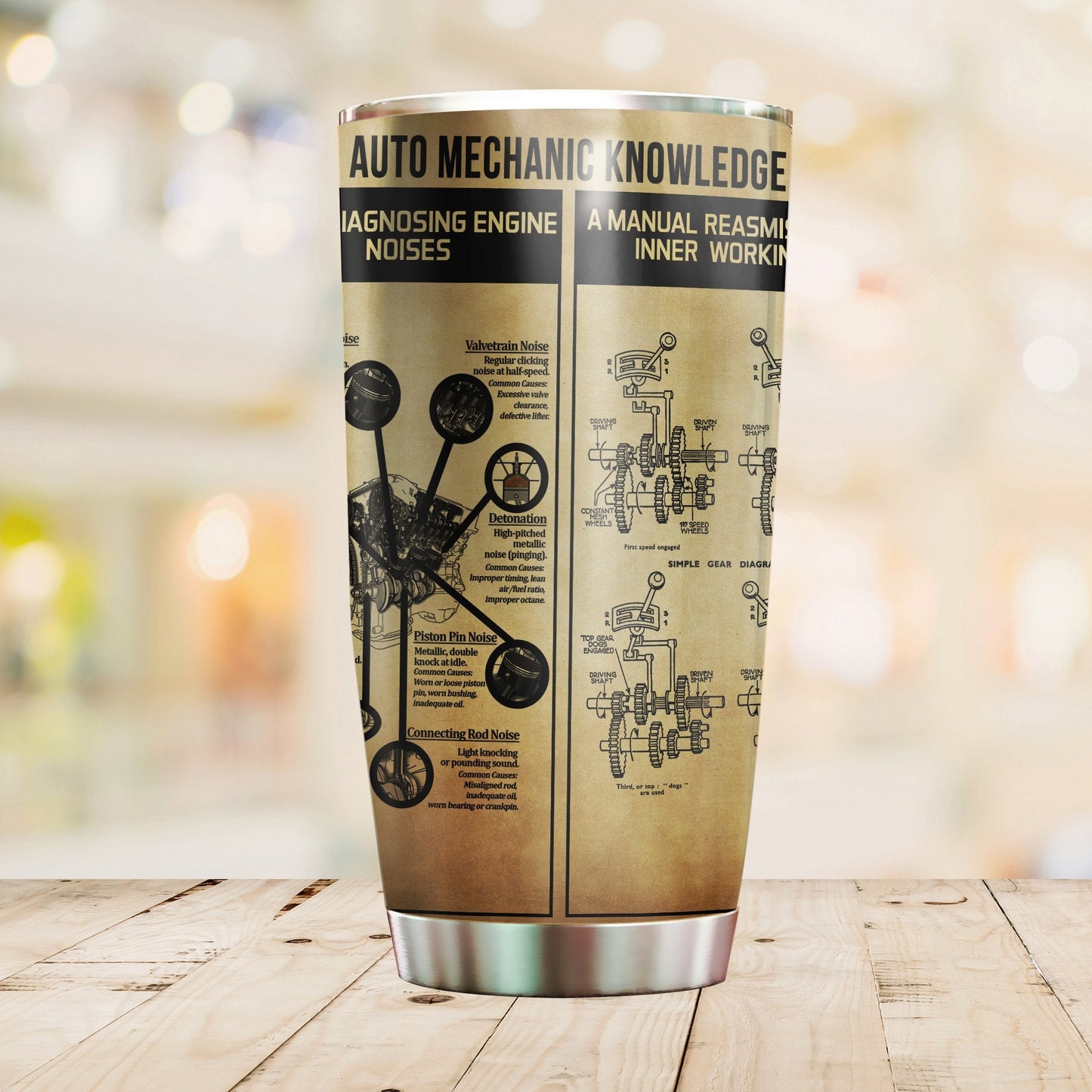 Auto Mechanic Knowledge Tumbler TN