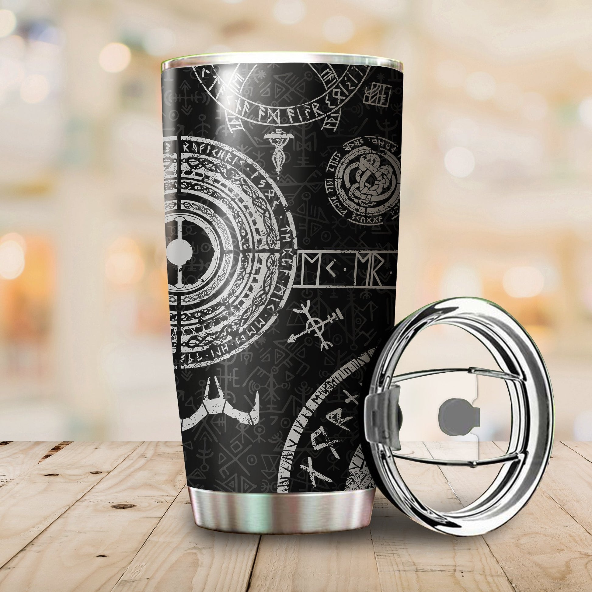 Vikings Tattoo Style Tumbler - Amaze Style™-