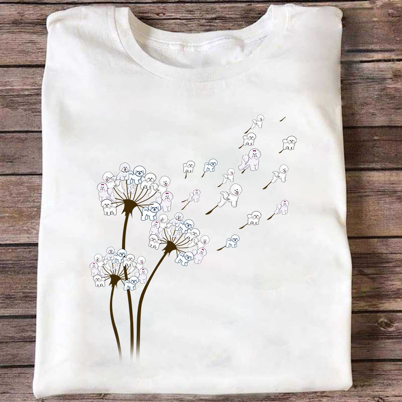 Bichon Dandelion Flower Special Amazing Gift For Dog Lover