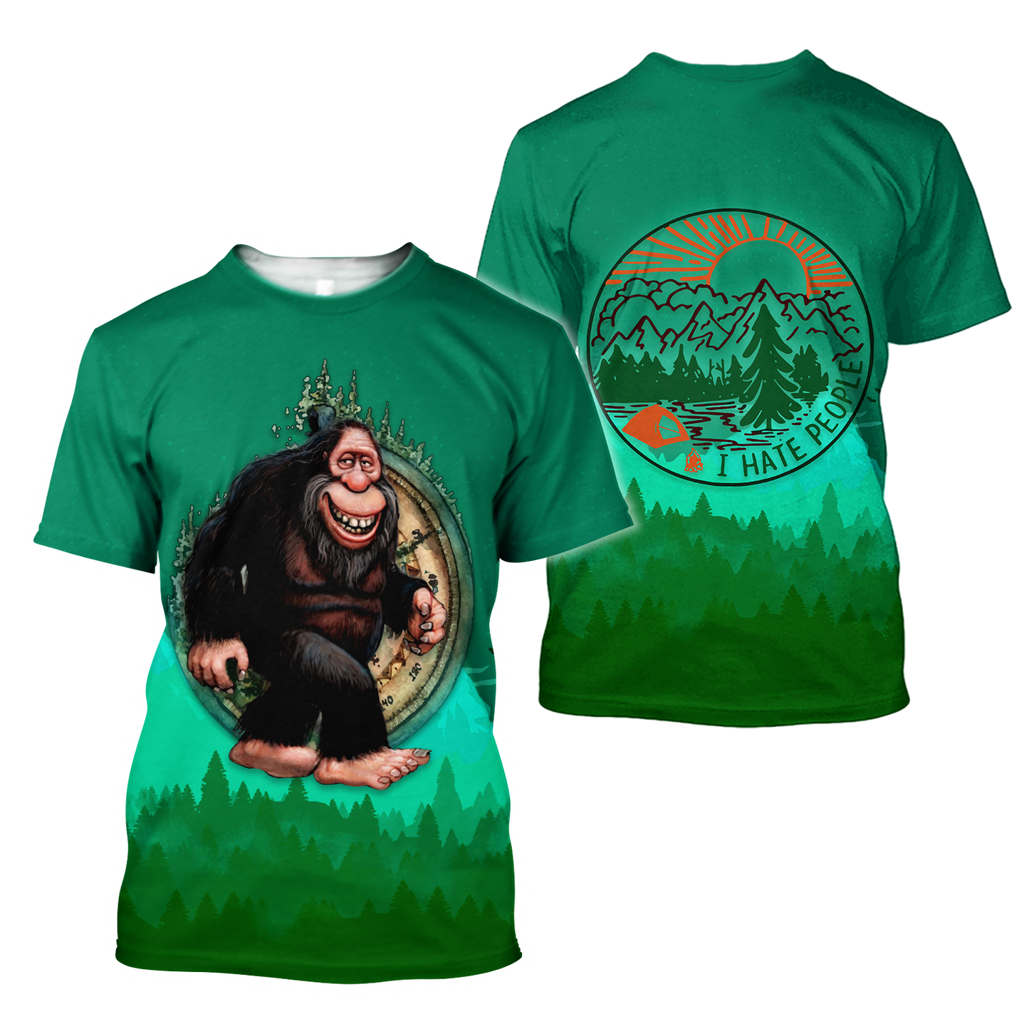 Camping 3D All Over Printed Shirts TNA11162004XT