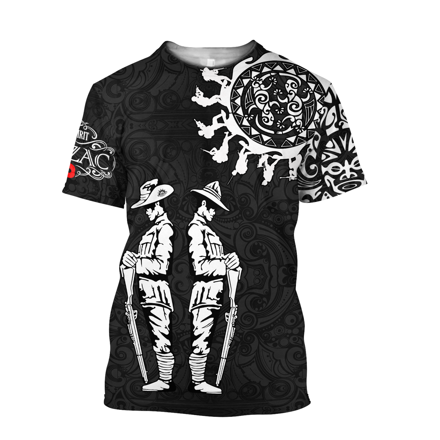 Amazing Polynesian Special Anzac Army Unisex Deluxe Hoodie ML