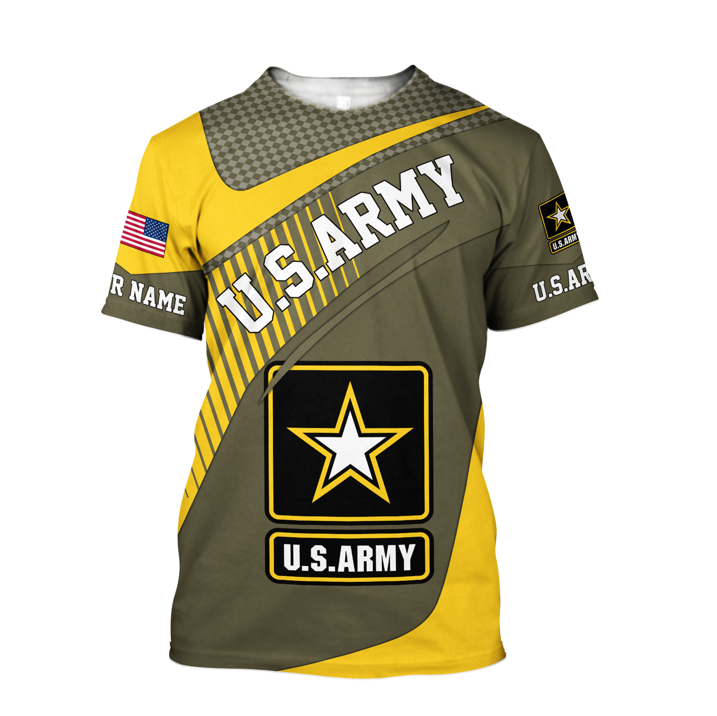 American US Army Personalize 3D All Over Unisex Hoodie