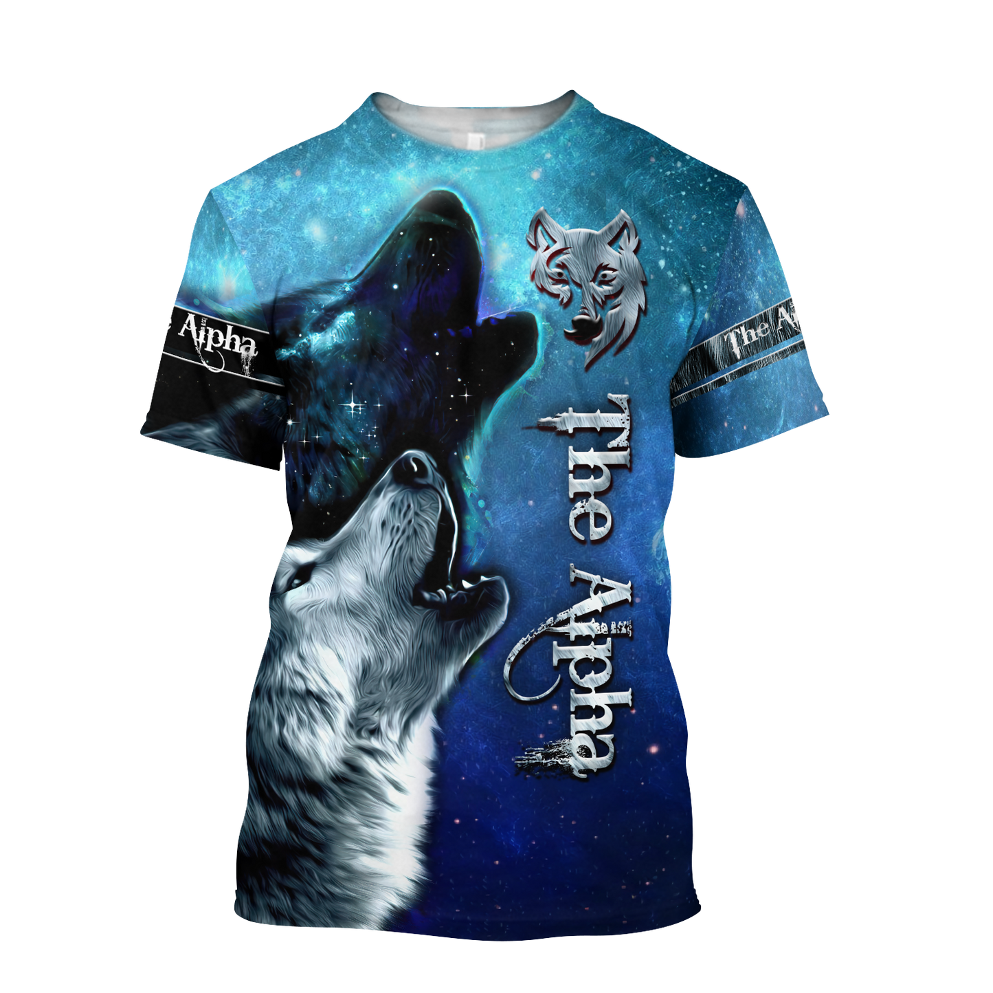 The Alpha Wolf 3D All Over Printed Unisex Deluxe Hoodie ML