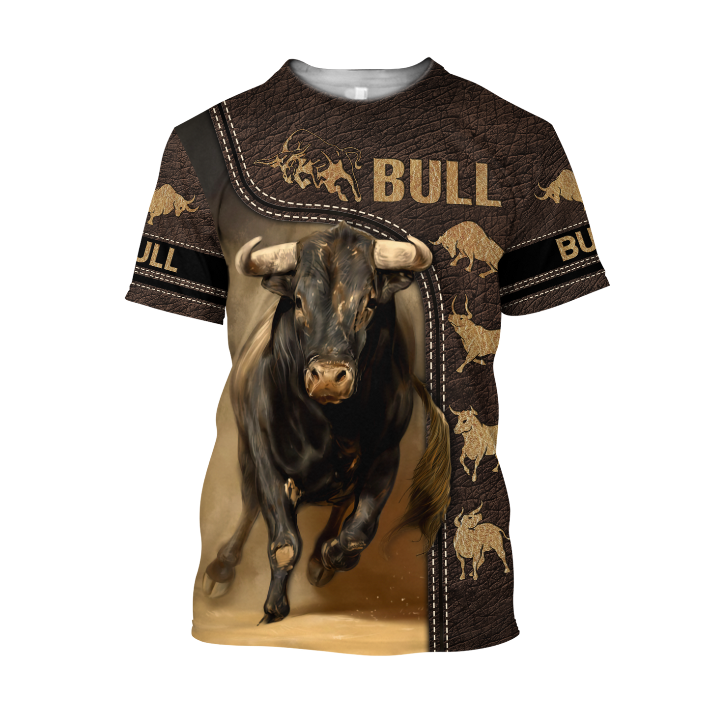 Bull 3D All Over Printed Shirts Pi08032102