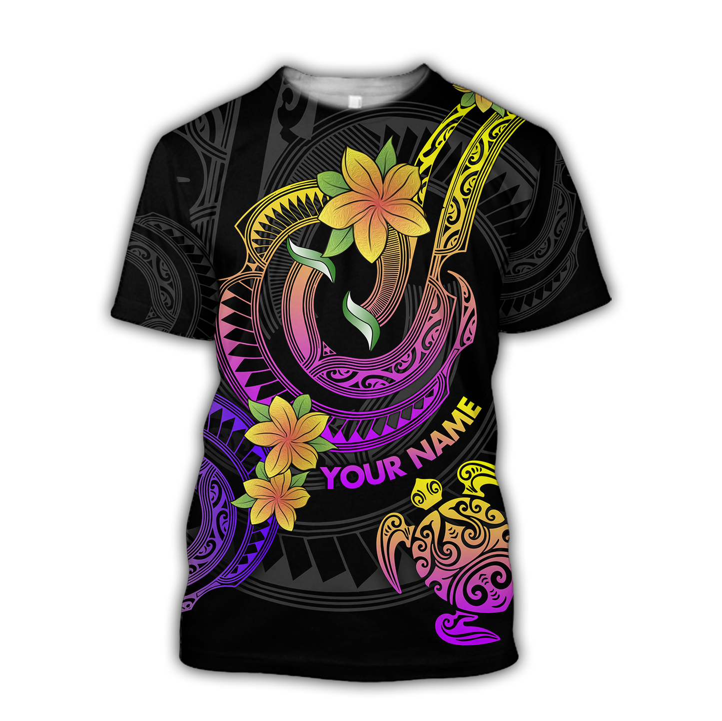 Amazing Polynesian Frangipani Flower Unisex Personalized Deluxe Hoodie ML